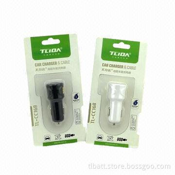 Dual Car Charger Adapter, High Quality